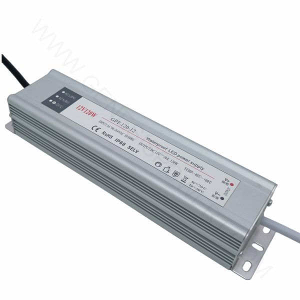 12V 24V IP67 LED Power Supply 120W - 图片 4